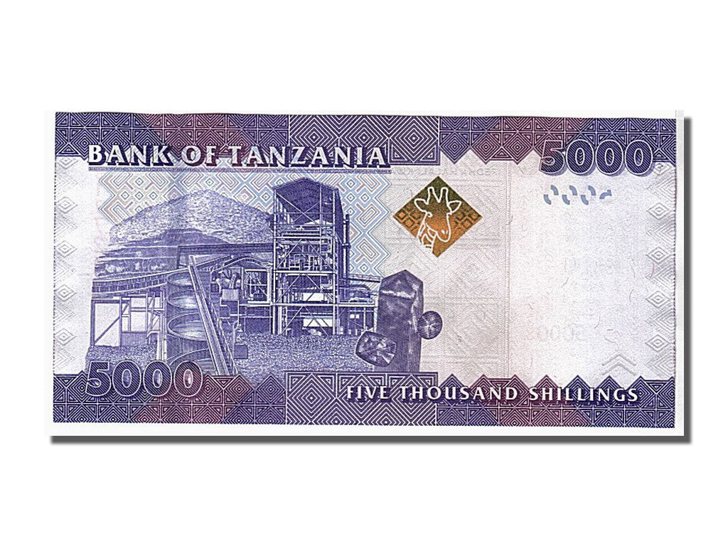 Banknote, Tanzania, 5000 Shilingi, 2010, UNC(65-70)