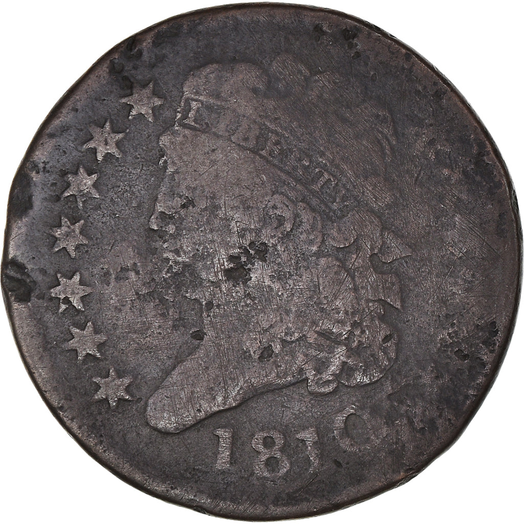 Münze, Vereinigte Staaten, Classic Head Half Cent, Half Cent, 1810, U.S. Mint