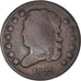 Moeda, Estados Unidos da América, Classic Head Half Cent, Half Cent, 1829, U.S.