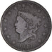 Coin, United States, Coronet Cent, Cent, 1822, U.S. Mint, VF(20-25), Copper