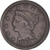 Coin, United States, Braided Hair Cent, Cent, 1848, U.S. Mint, Philadelphia