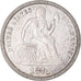 Moneta, USA, Seated Liberty Dime, Dime, 1876, U.S. Mint, Philadelphia