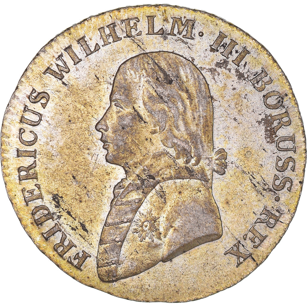 Moneta, Stati tedeschi, PRUSSIA, Friedrich Wilhelm III, 4 Groschen, 1806