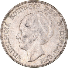Coin, Netherlands, Wilhelmina I, Gulden, 1931, Utrecht, AU(55-58), Silver