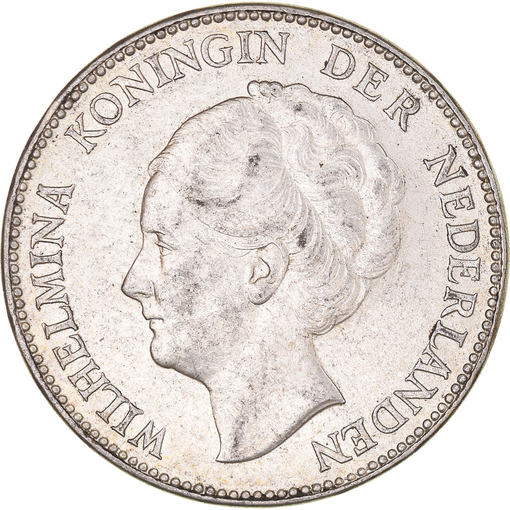 Munten, Nederland, Wilhelmina I, Gulden, 1931, Utrecht, PR, Zilver, KM:161.1