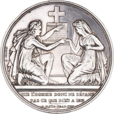 France, Medal, 1852, médaille de mariage "à l'évangile de St Mathieu"