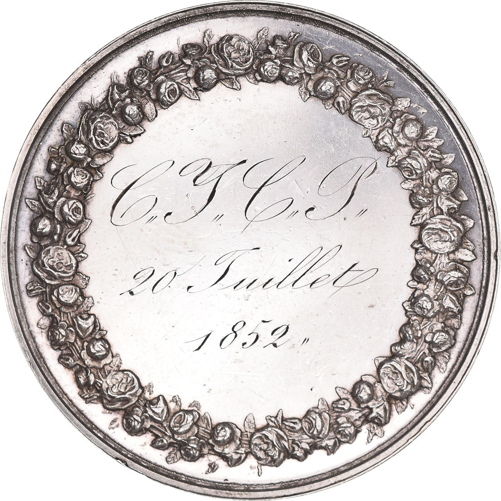 France, Medal, 1852, médaille de mariage 