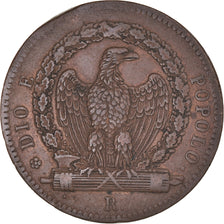 Coin, ITALIAN STATES, ROMAN REPUBLIC, 3 Baiocchi, 1849, Rome, EF(40-45), Copper