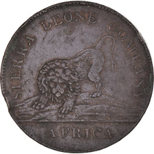 Moneda, Sierra Leona, Penny, 1791, Handsworth, BC+, Bronce, KM:2.1