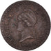 Moeda, França, Dupré, Centime, AN 7, Paris, EF(40-45), Bronze, KM:646