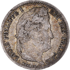 Coin, France, Louis-Philippe, 1/4 Franc, 1841, Paris, VF(30-35), Silver