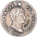 Coin, France, Napoléon I, 1/4 Franc, An 12, Paris, Holed, EF(40-45), Silver