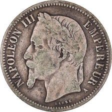 Münze, Frankreich, Napoleon III, Napoléon III, Franc, 1866, Paris, S, Silber