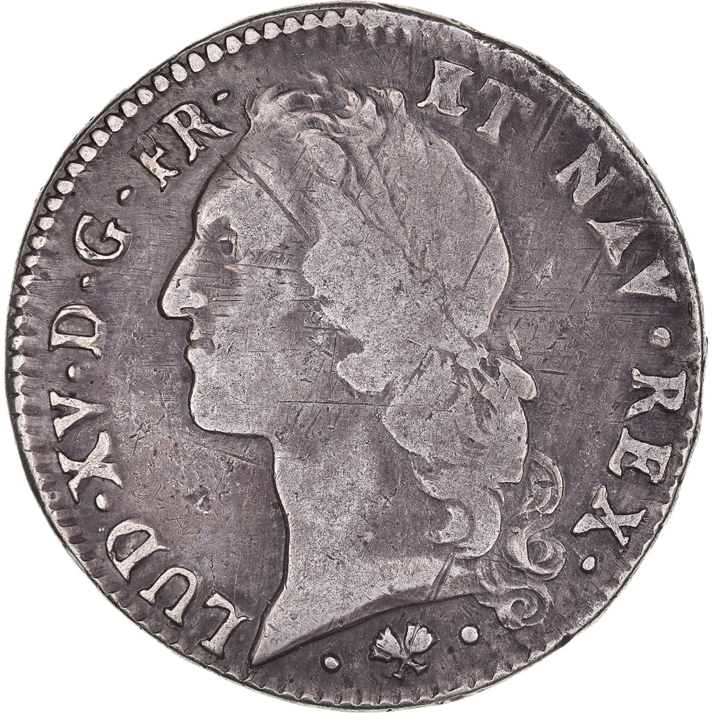 Munten, Frankrijk, Louis XV, Écu au bandeau, Ecu, 1766, Bayonne, FR+, Zilver