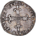 Coin, France, 1/4 d'écu de Navarre, 1600, Saint-Palais, EF(40-45), Silver