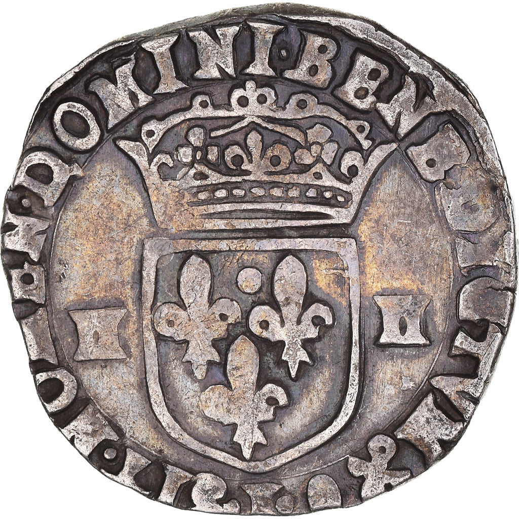 Moneta, Francia, Louis XIII, 1/4 Écu à la croix, 1/4 Ecu, 1621, Bayonne, MB+