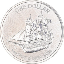 Münze, Cookinseln, Dollar, 2017, 1 Oz, STGL, Silber