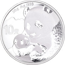 Coin, CHINA, PEOPLE'S REPUBLIC, 10 Yüan, 2019, Panda, MS(65-70), Silver