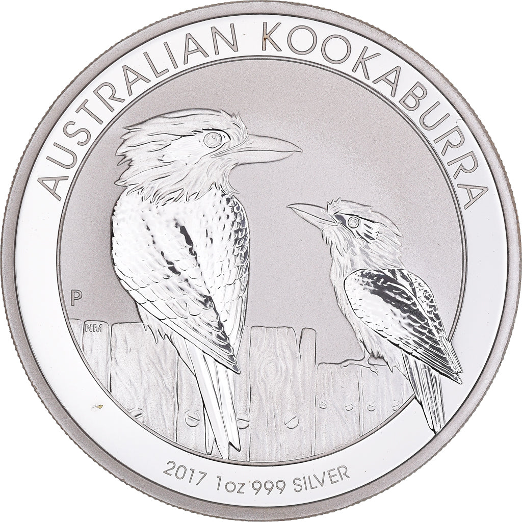 Monnaie, Australie, Elizabeth II, Australian Kookaburra, 1 Dollar, 1 Oz, 2017