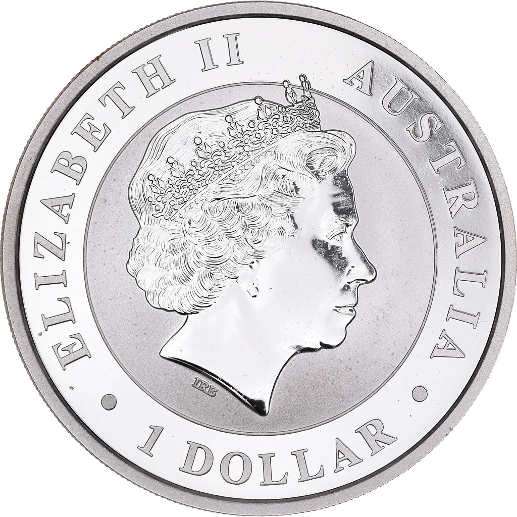 Monnaie, Australie, Elizabeth II, Australian Kookaburra, 1 Dollar, 1 Oz, 2017
