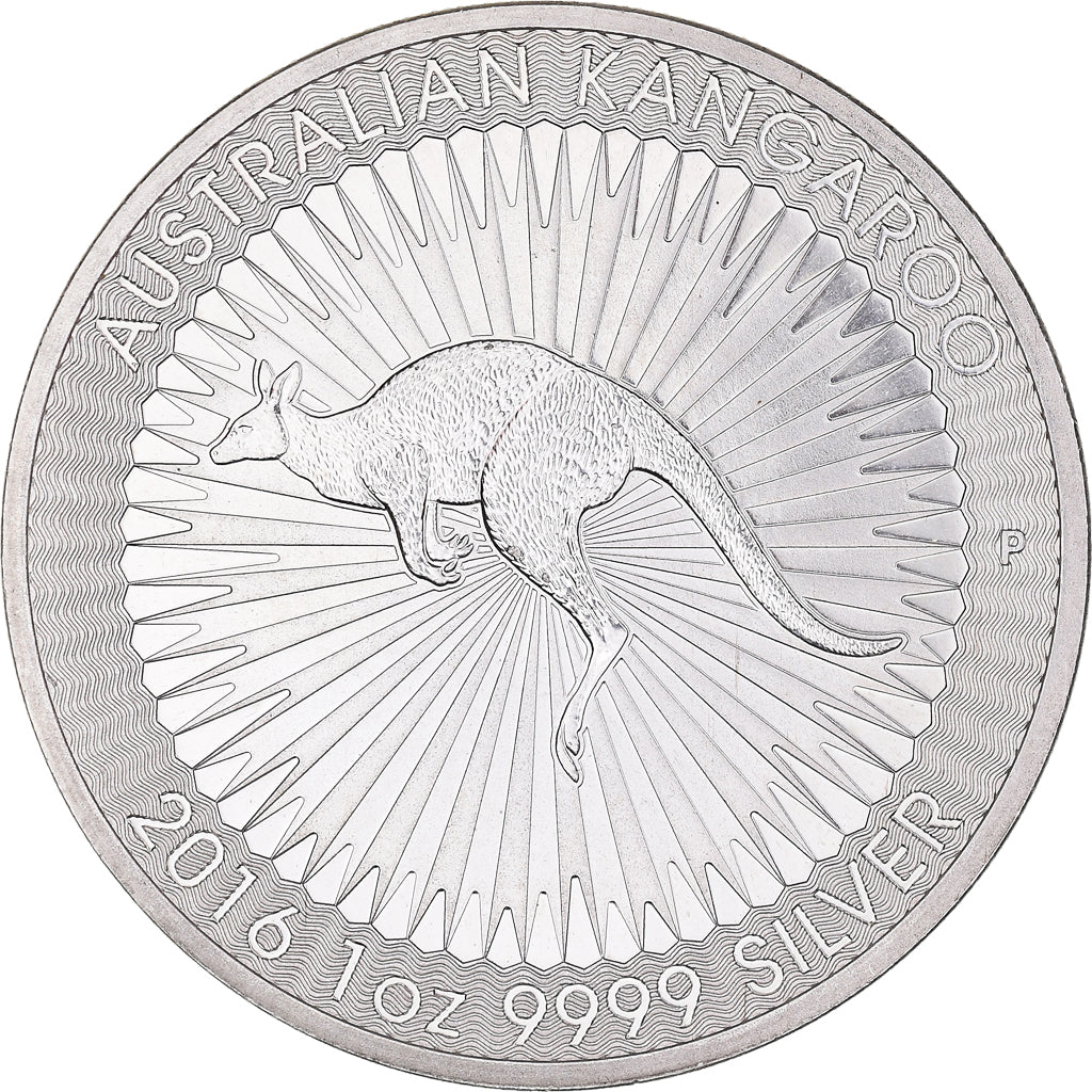 Coin, Australia, Elizabeth II, Australian Kangaroo, 1 Dollar, 1 Oz, 2016, Royal