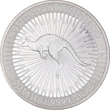 Coin, Australia, Elizabeth II, Australian Kangaroo, 1 Dollar, 1 Oz, 2016, Royal