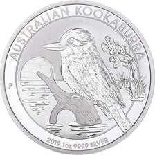 Moeda, Austrália, Elizabeth II, Australian Kookaburra, 1 Dollar, 1 Oz, 2019