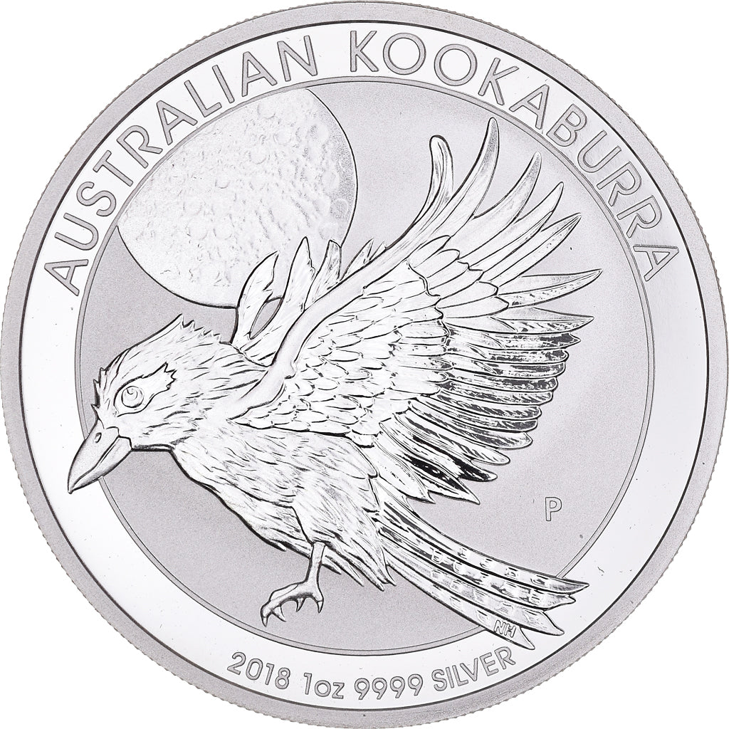 Coin, Australia, Elizabeth II, Australian Kookaburra, 1 Dollar, 1 Oz, 2018