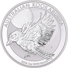 Coin, Australia, Elizabeth II, Australian Kookaburra, 1 Dollar, 1 Oz, 2018
