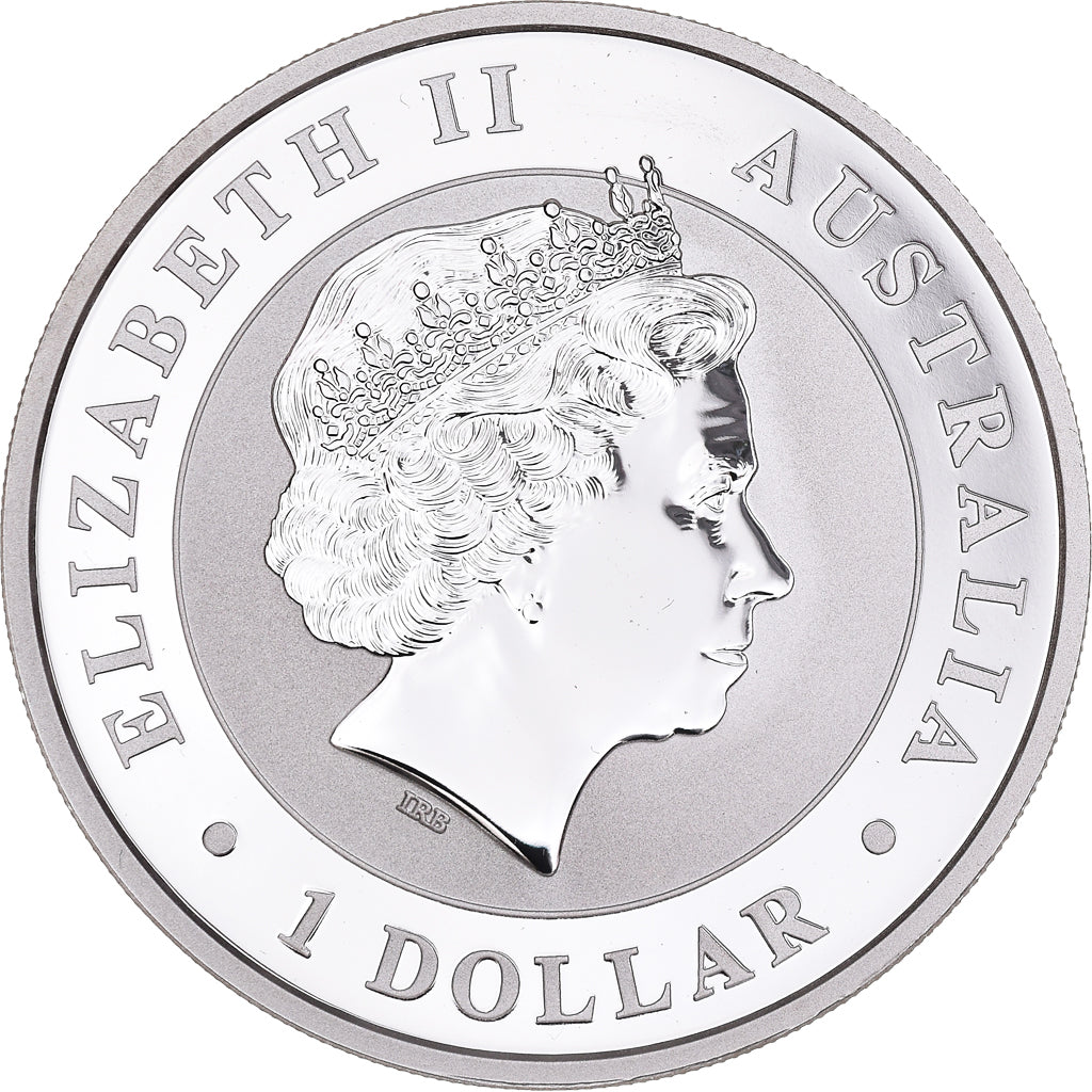 Coin, Australia, Elizabeth II, Australian Kookaburra, 1 Dollar, 1 Oz, 2018