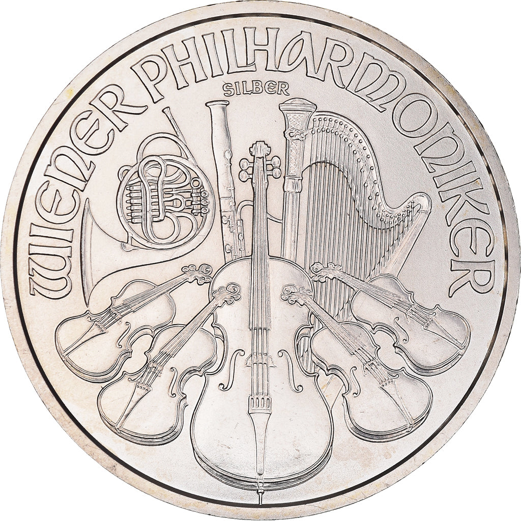 Philharmonic Orchestra, 1,5 Euro, 2018, Vienna, MS(65-70), Silver