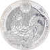 Moneta, Ruanda, Year of the Rooster, 50 Francs, 1 Oz, 2017, FDC, Argento