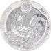 Moneta, Ruanda, Year of the Rooster, 50 Francs, 1 Oz, 2017, MS(65-70), Srebro