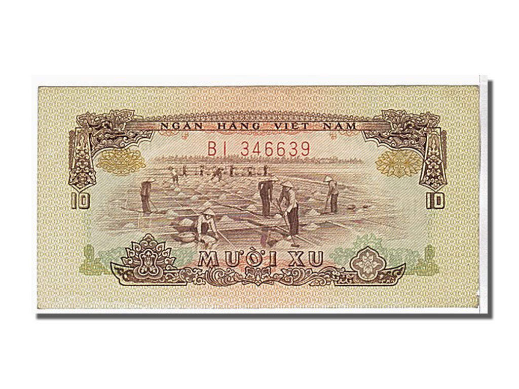 South Viet Nam, 10 Xu, 1966, KM #37a, UNC(63), BI 346639