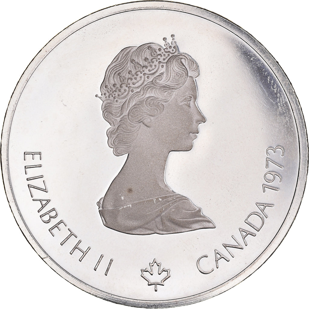 Coin, Canada, Elizabeth II, Montréal XXI Olympiade, 10 Dollars, 1976, Ottawa