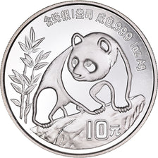 Coin, CHINA, PEOPLE'S REPUBLIC, Panda, 10 Yüan, 1 oz, 1990, MS(65-70), Silver