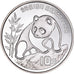 Coin, CHINA, PEOPLE'S REPUBLIC, Panda, 10 Yüan, 1 oz, 1990, MS(65-70), Silver