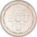France, Medal, 1/4 Ecu Europa, 1987, MS(65-70), Silver