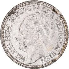 Coin, Netherlands, Wilhelmina I, 25 Cents, 1940, Utrecht, EF(40-45), Silver