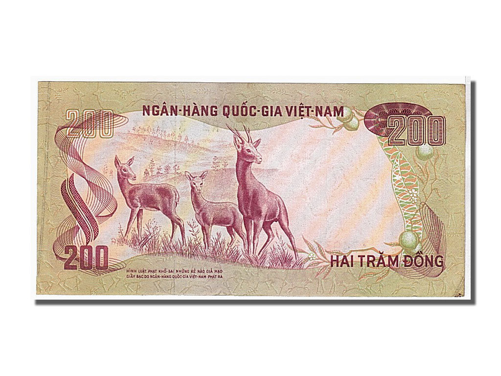 Banknote, South Viet Nam, 200 Dông, 1972, UNC(63)