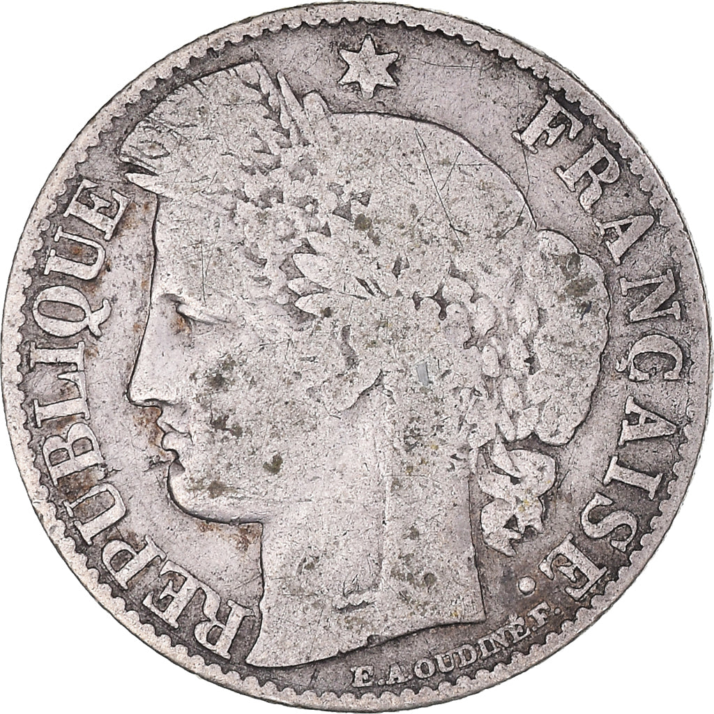 Monnaie, France, Cérès, 50 Centimes, 1895, Paris, TB, Argent, Gadoury:419a