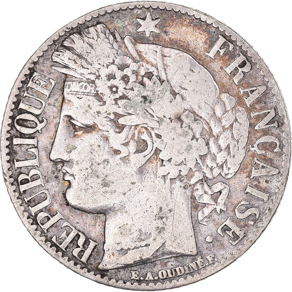 Coin, France, Cérès, Franc, 1888, Paris, VF(30-35), Silver, KM:822.1