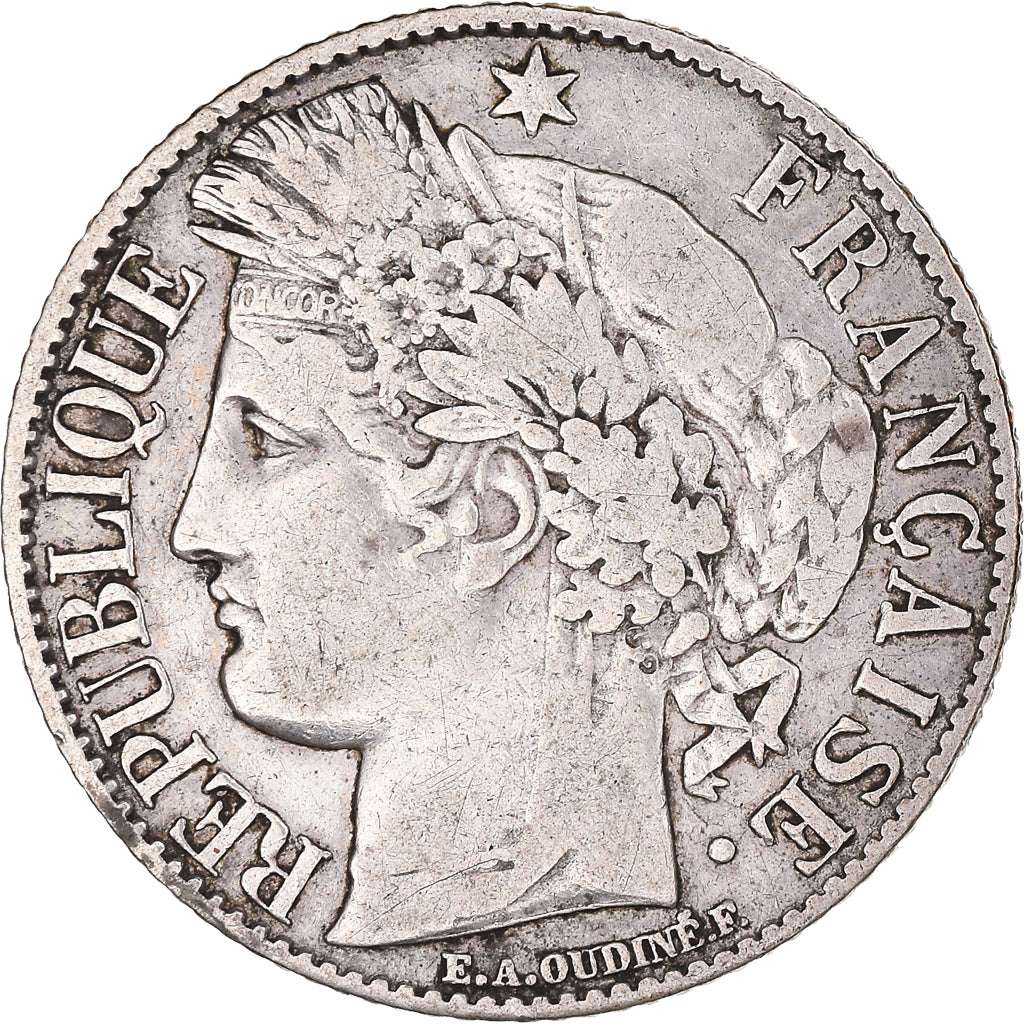 Coin, France, Cérès, Franc, 1895, Paris, VF(30-35), Silver, KM:822.1