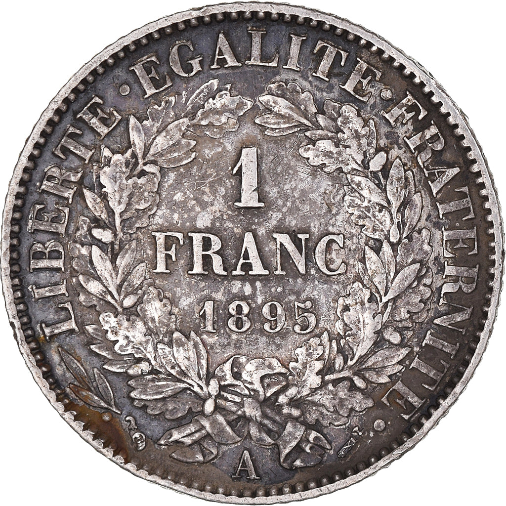 Coin, France, Cérès, Franc, 1895, Paris, AU(50-53), Silver, KM:822.1