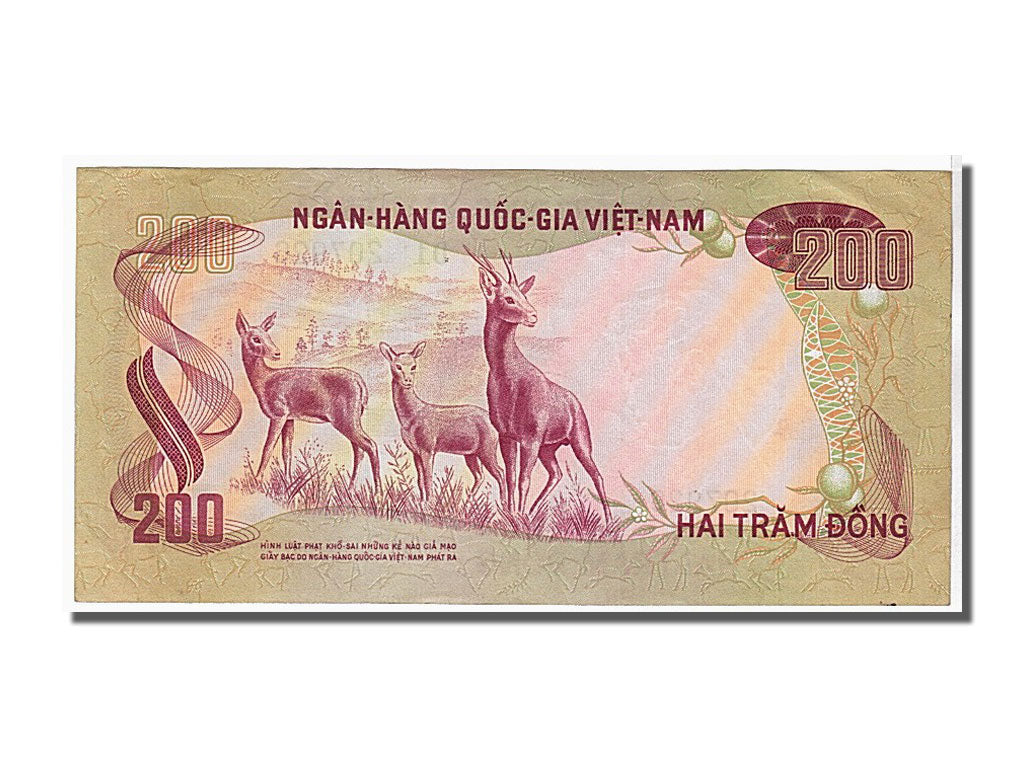Banknote, South Viet Nam, 200 Dông, 1972, UNC(63)