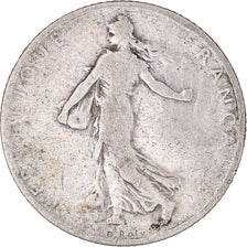 Coin, France, Semeuse, Franc, 1898, Paris, VF(20-25), Silver, KM:844.1