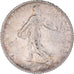 Moneta, Francja, Semeuse, Franc, 1911, Paris, EF(40-45), Srebro, KM:844.1