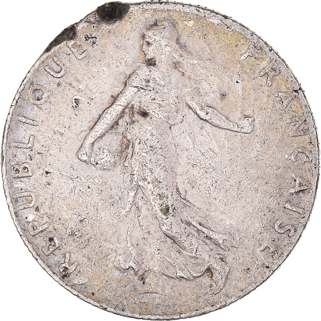 Coin, France, Semeuse, 50 Centimes, 1913, Paris, VF(30-35), Silver, KM:854