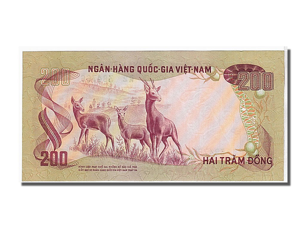 Banknote, South Viet Nam, 200 Dông, 1972, KM:32a, UNC(63)