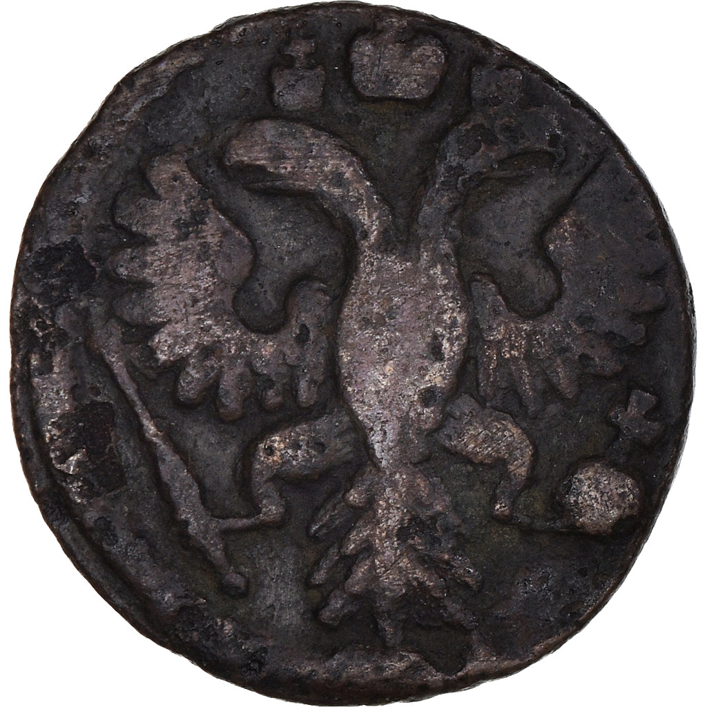 Munten, Rusland, Polushka, 1/4 Kopek, 1736, FR, Koper, KM:187